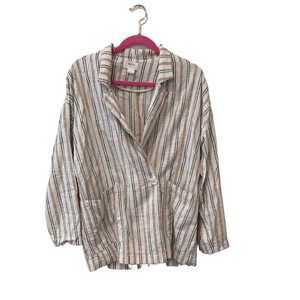 Maeve Thea striped blazer, small